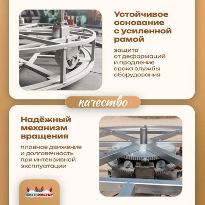 Электрическая свадебная карусель «Сказка» с LED-подсветкой, 12 мест
