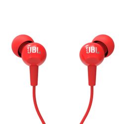 Наушники JBL C100SIU Red, внутриканальные