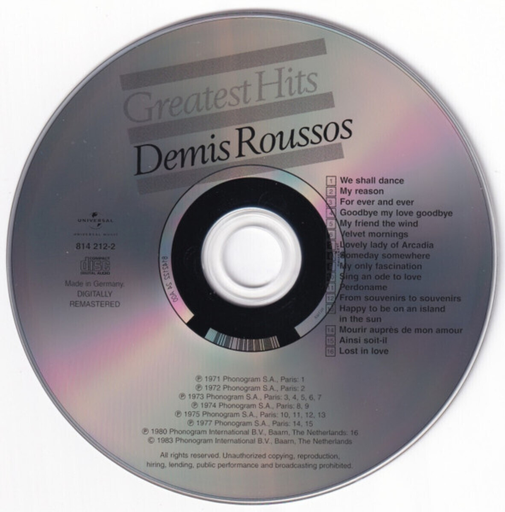 Demis Roussos / Greatest Hits (CD)