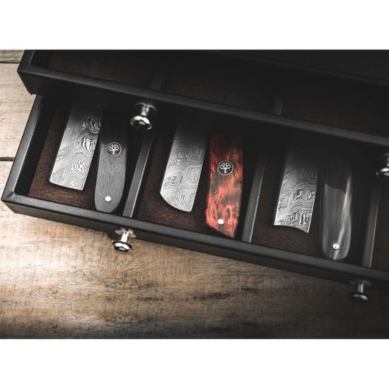 Опасная бритва Boker 140623DAM Damascus Horn 6/8