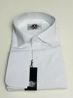 Рубашка с запонками и пуговицами на манжетах