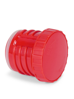 Термос Relaxika 101 (0,5 литра), красный (стикерпак "Альпинизм")