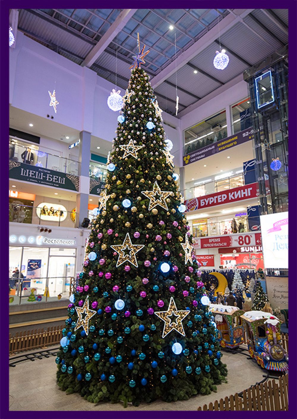 Уличная елка каркасная "Уральская сосна" (Леска) от 4 до 30 м