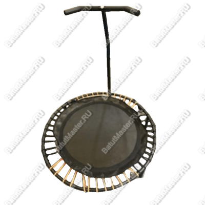 Каркасный батут с Т-образной ручкой, черный, диаметр 3 фт