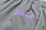 Шорты Vetements "Sweet Logo" серые