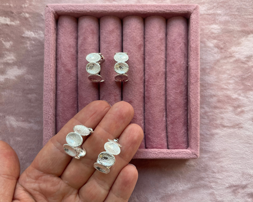 Серьги-Кольца "Монетки", 19,5мм