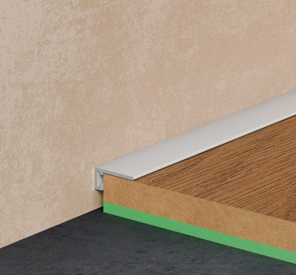 Щелевой плинтус Pro Design MINI 7067 белый, 2700x15,5x6,15 мм