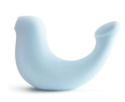 Голубой вибростимулятор G-spa для G-точки и клитора (Цвет: голубой)