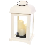 Сувенир с подсветкой «Волшебная лампа» 24,5*24,5*45 см (работает от 3*ААА), Белый