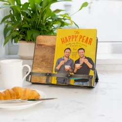 Kitchen Craft Подставка для кулинарных книг 24x19 из дерева манго