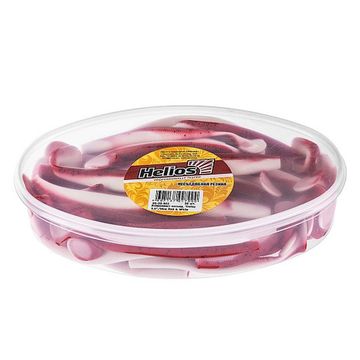 Виброхвост несъедоб. Trofey 5.5'/14см Red & White 50шт. (HS-25-003-N) Helios