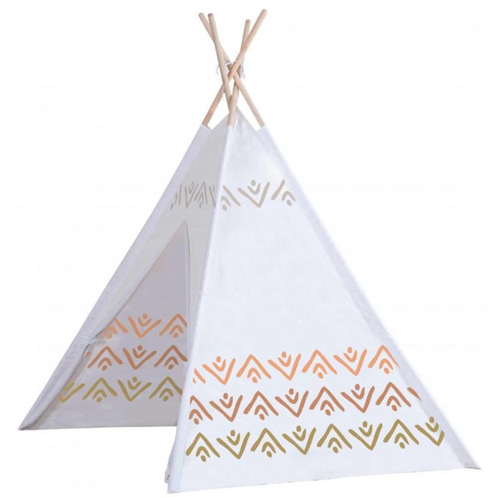 John - деревянная вигвамная палатка TIPI Beige 77102
