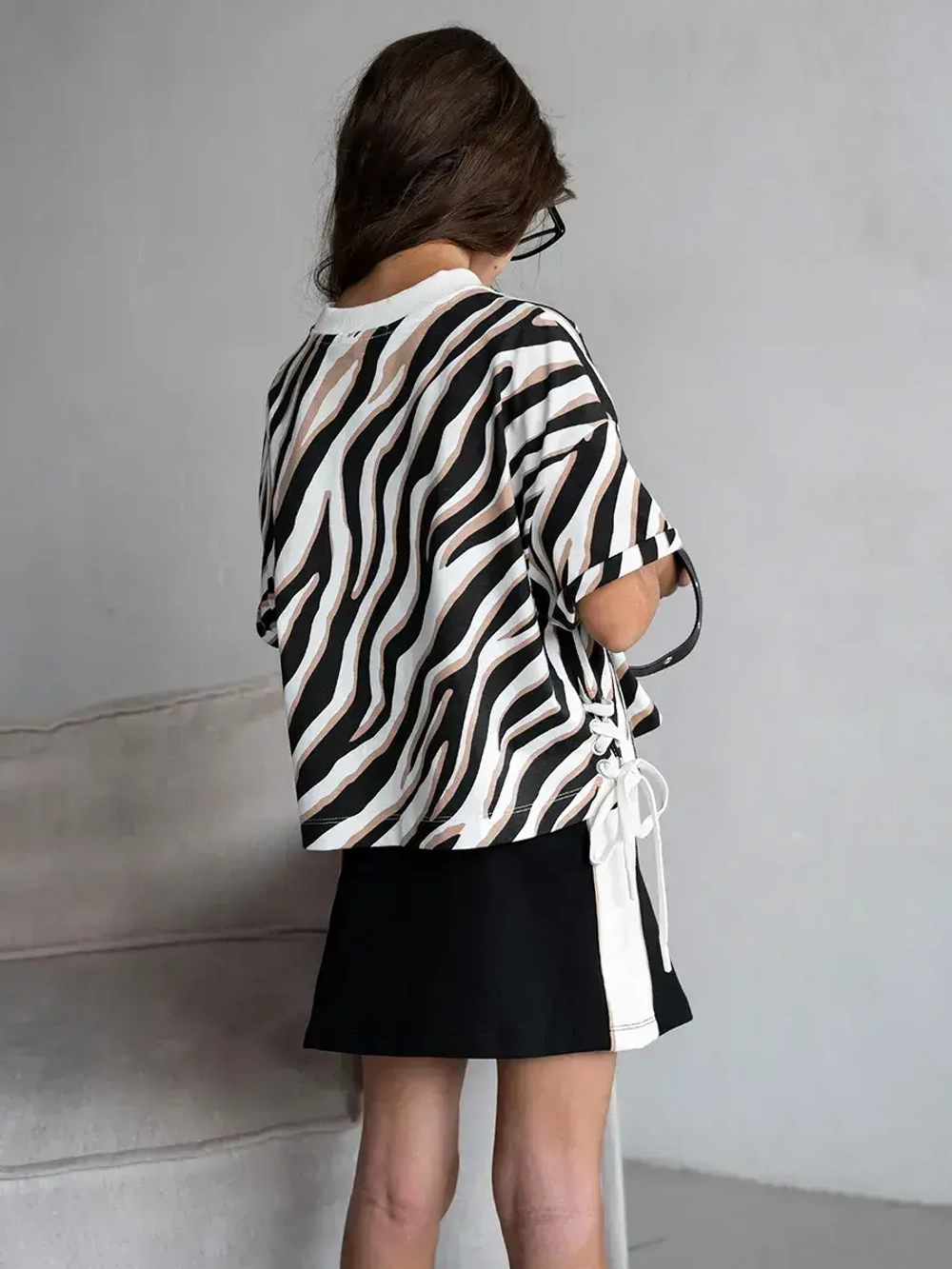 Костюм в садик, футболка и юбка