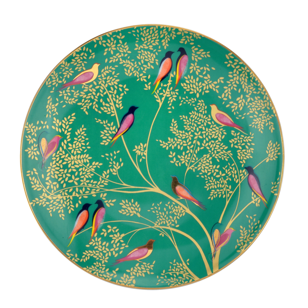 Portmeirion - Chelsea Sara Miller Тарелка для завтрака 20 см, зеленая / артикул   SMC78964-XG-C  / GTIN 00797429