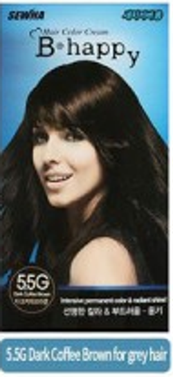 B-HAPPY Стойкая крем-краска для волос Hair Color Cream Richenna 40 ml + 80 ml