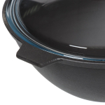 Котел чугун, 4 л, с крыш, крышка стекло, Камская посуда, к42