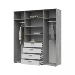 Денвер ШК 02 Шкаф с зеркалом