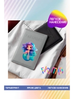 Термонаклейка на одежду, термопринт Русалочка