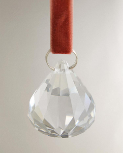 ZARA HOME ЕЛОЧНОЕ УКРАШЕНИЕ «БРИЛЛИАНТ», ПРОЗРАЧНЫЙ