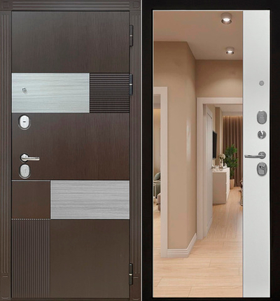 Вена Зеркало МАХ (эмалит Серый)