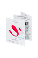 Виброяйцо с пультом управления Leroina Choppy розовое 21 см