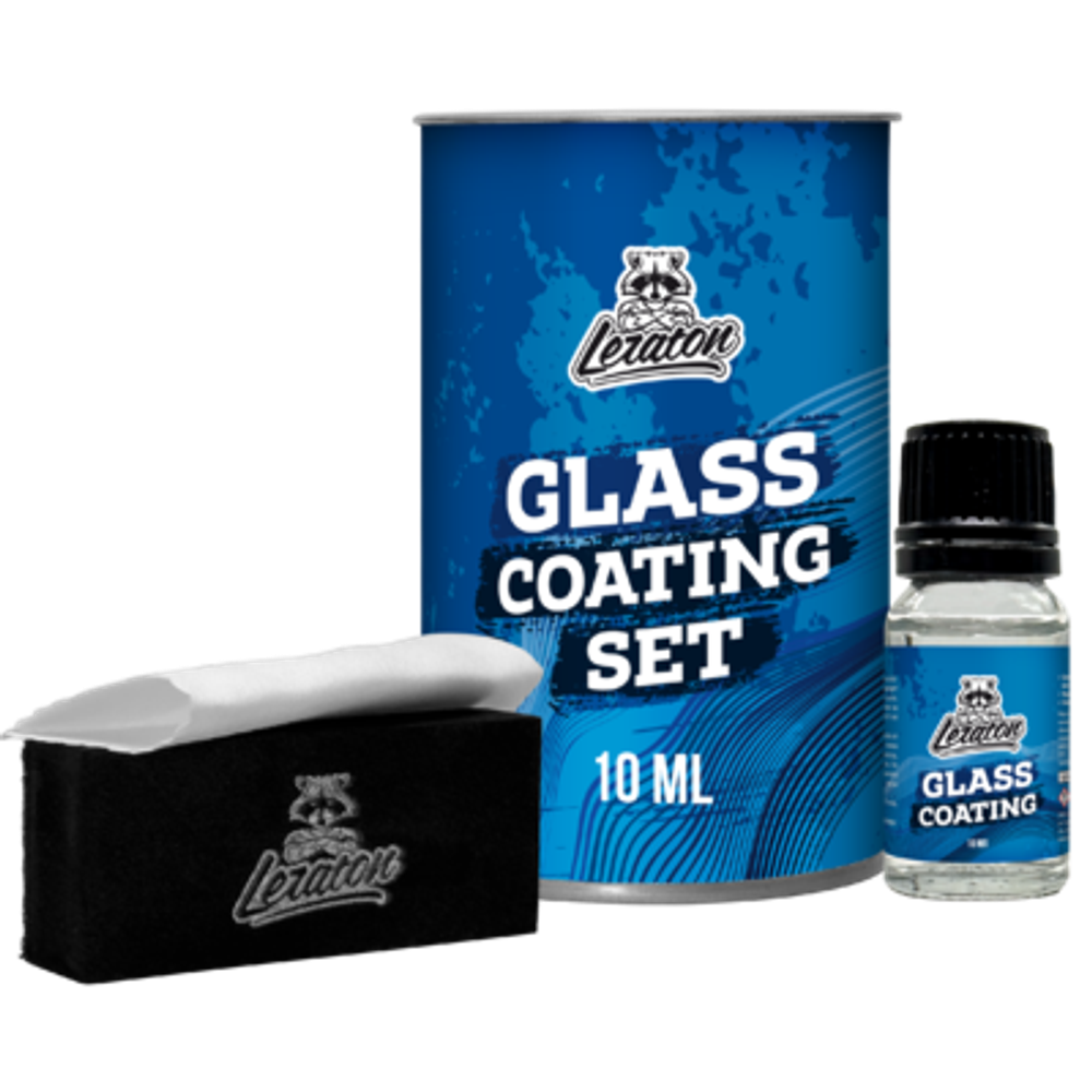 Защитное покрытие для стекол (антидождь)  набор LERATON Glass Coating SET 10мл