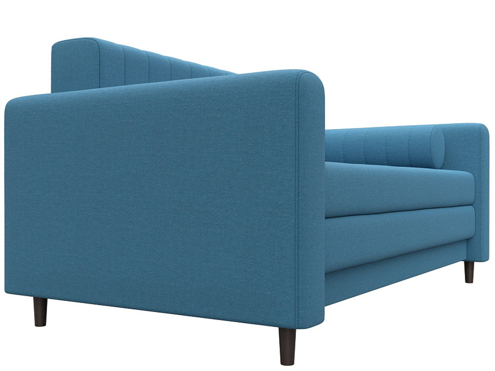 Диван прямой Лига-070 РОГОЖКА Амур 10 голубой