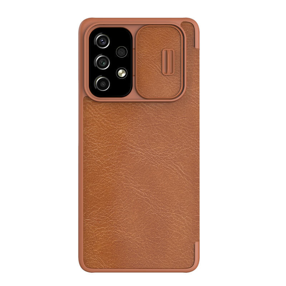 Кожаный чехол-книжка Nillkin Leather Qin Pro c защитой камеры для Samsung Galaxy A53