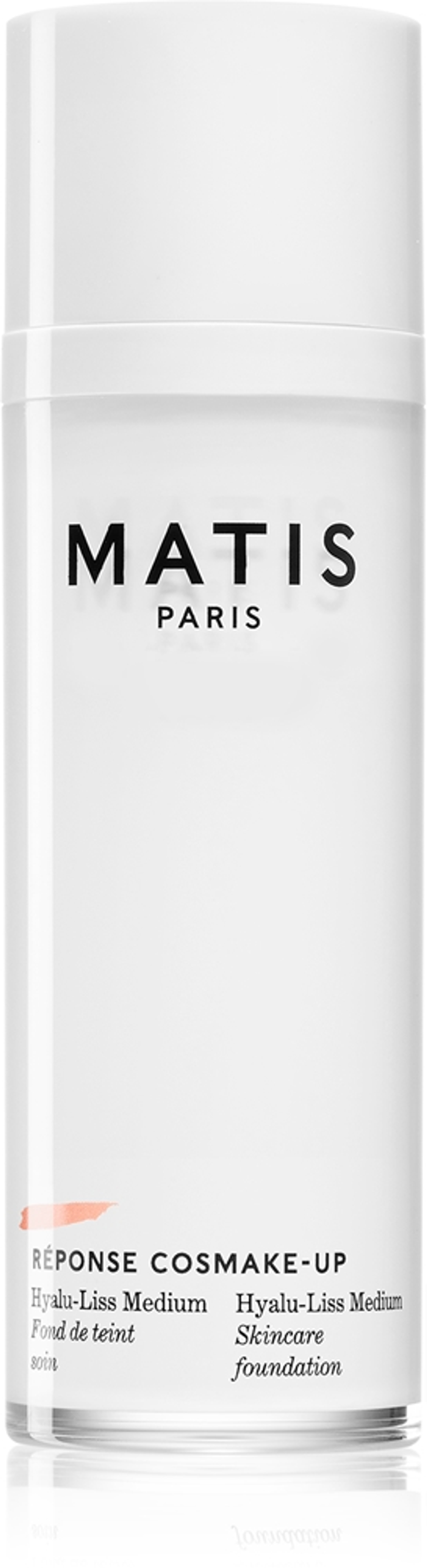 MATIS Paris Reponse Cosmake-Up Hyalu-Liss - Светящийся тональный фонд оттенок Medium, 30 ml