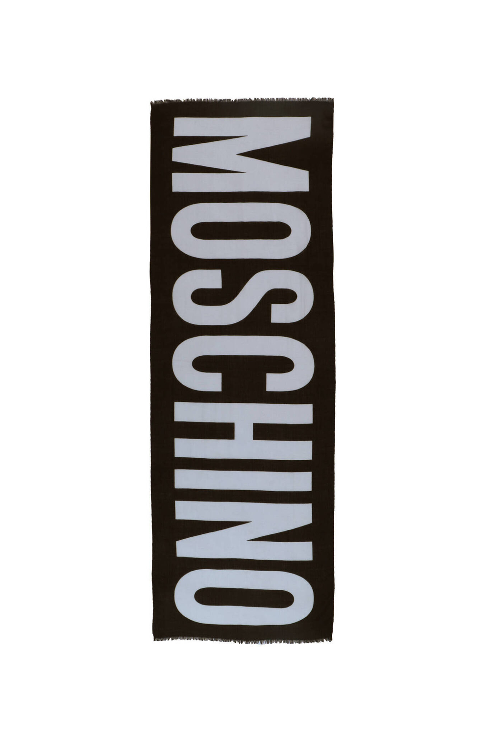 Хлопчатобумажная шаль Moschino - черный(50118 M5134)