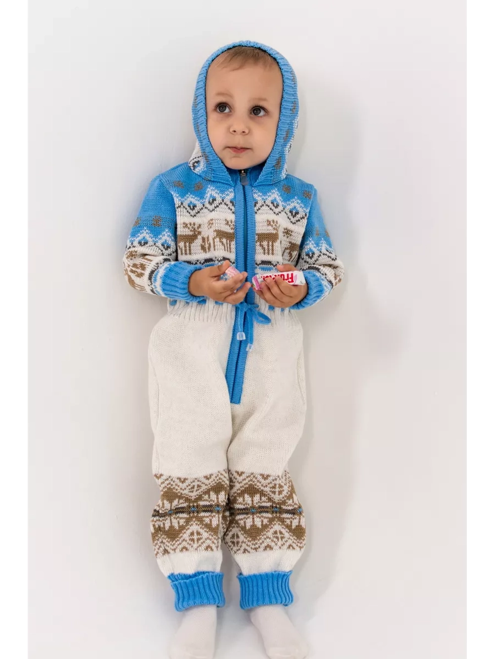 Комбинезон вязаный