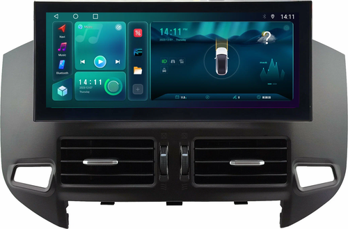 Магнитола для Mitsubishi Pajero 4 2006-2021 (тип 2) - Kuberg KP-M1207-3-FW монитор 12.5" в стиле LEXUS на Android 13, Быстрая, CarPlay, 4G SIM-слот