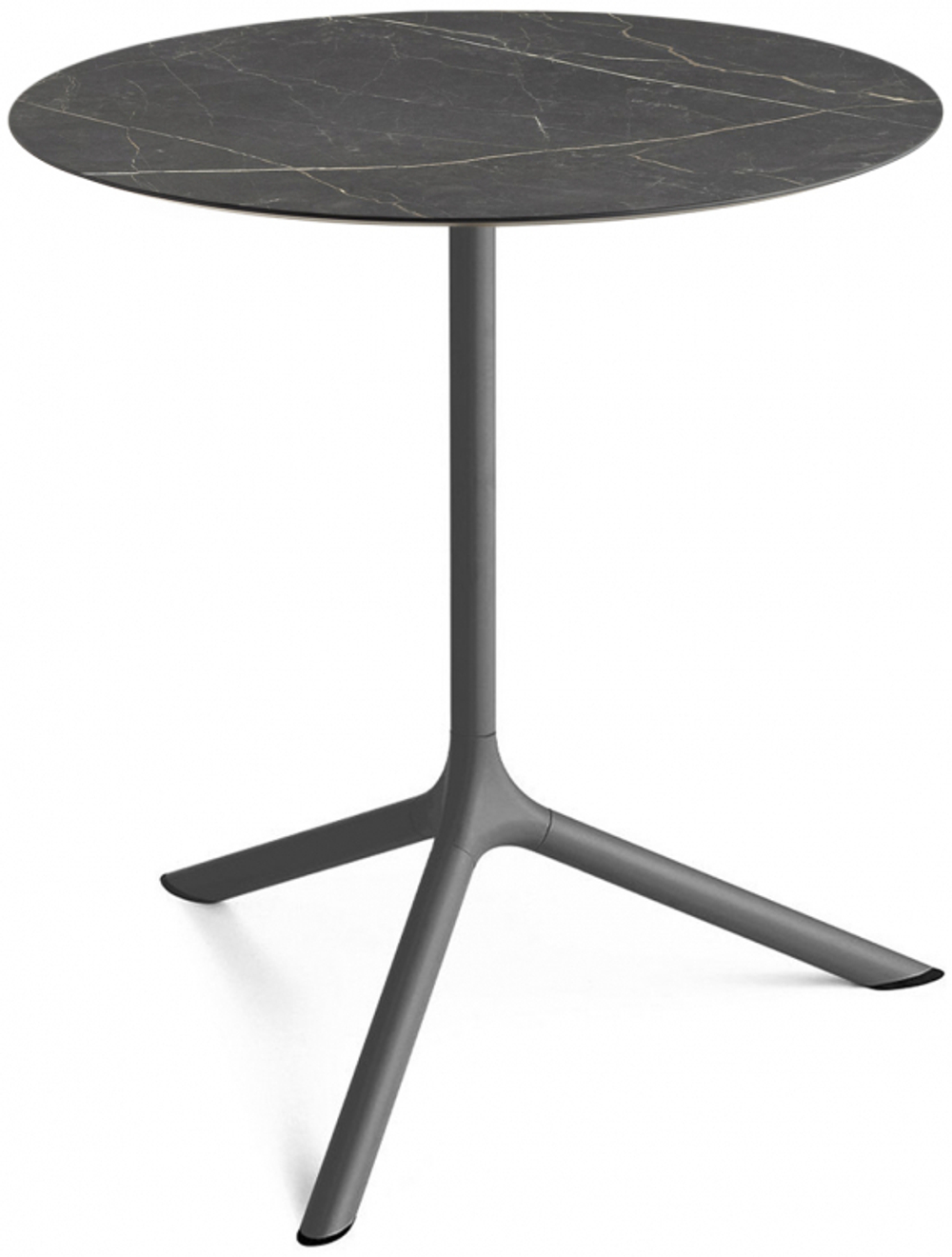 Стол ламинированный обеденный складной Scab Design Tripe Maxi Folding, антрацит, черный мрамор Сахара