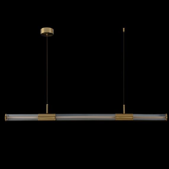 Подвесной светодиодный светильник Crystal Lux Lineup SP24W Led Brass