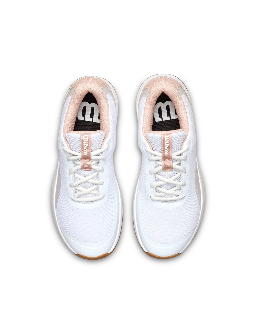 Женские теннисные кроссовки Wilson Intrigue Lite - white/cameo rose/gum