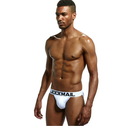 Мужские трусы джоки белые JOCKMAIL JM4038-1