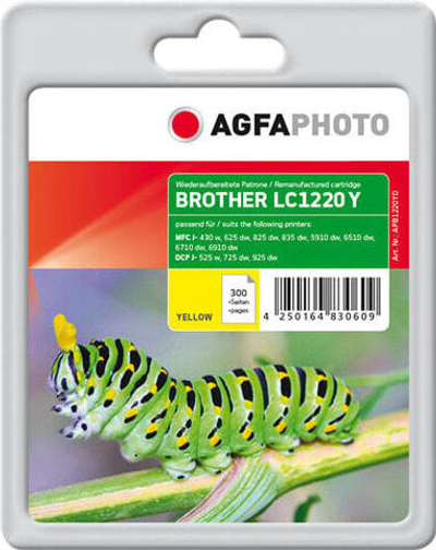 Картридж струйный желтый 1 шт AgfaPhoto Holding GmbH APB1220YD LC1220Y