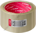 ЗУБР 48 мм, 60 м 50 мкм прозрачная, Упаковочная клейкая лента, МАСТЕР (12031-50)
