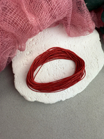 Шнур для плетения браслетов 0,6 мм, Кирпичный (5 м)