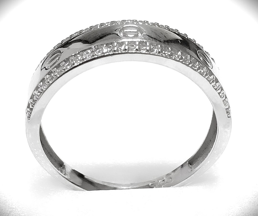 "Эстерелла" - ювелирное кольцо из серебра 925-й пробы