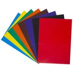 Картон цветной А3, 8л. 8цв. мелованный, Спейс, в папке