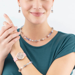 Серьги Coeur de Lion Light blue-Beige 4905/21-0738