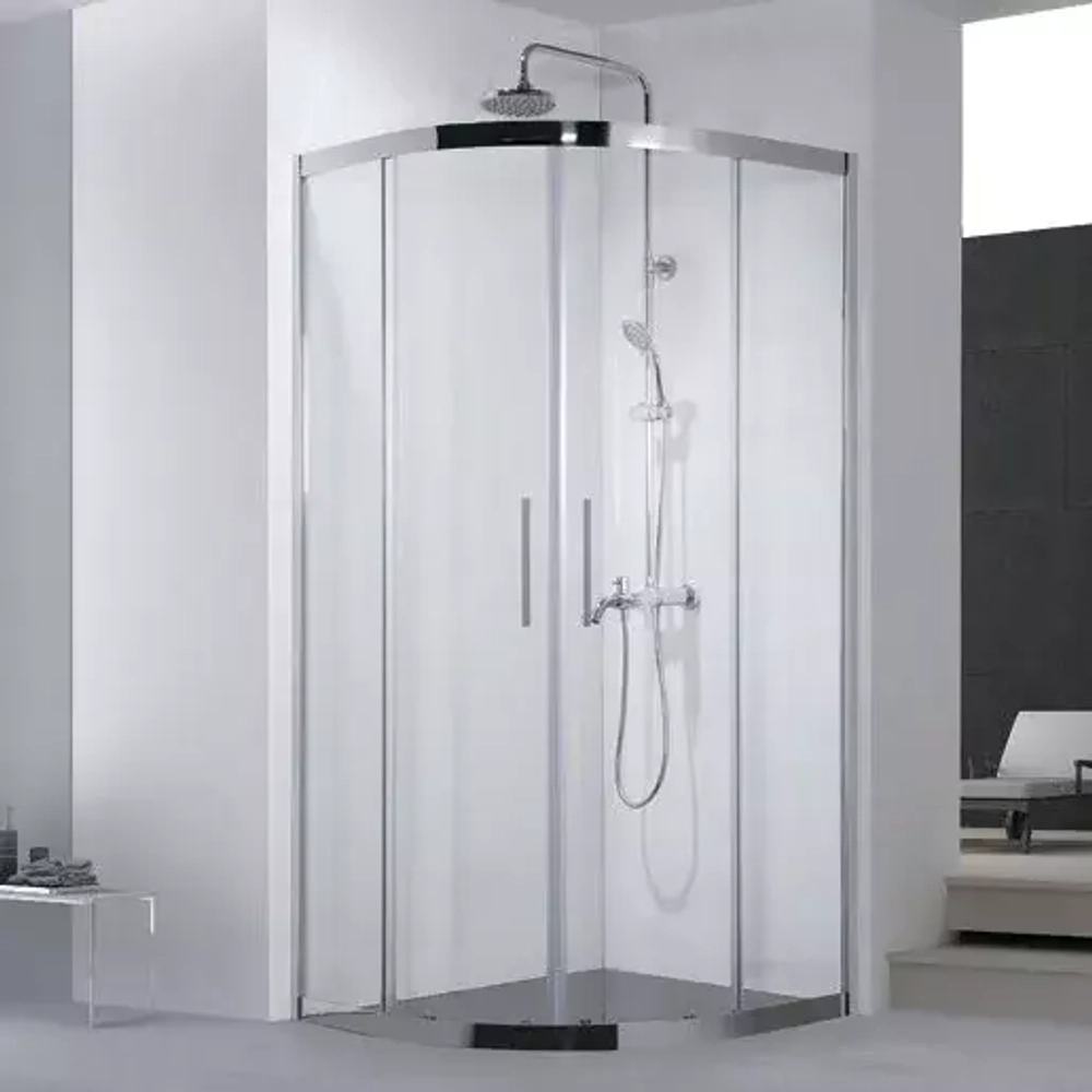 Душевой уголок Aquanet Delta NPE2142 100x100, R550, прозрачное стекло