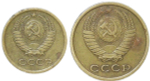 Набор монет СССР 1964 (2 монеты) 1 и 2 копейки (VF)
