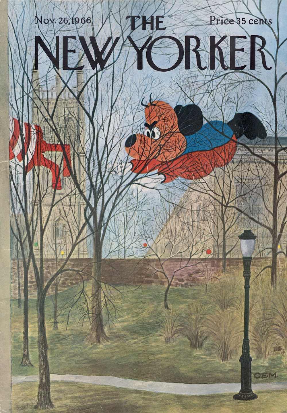 Журнал The New Yorker 26-11-1966, обложка