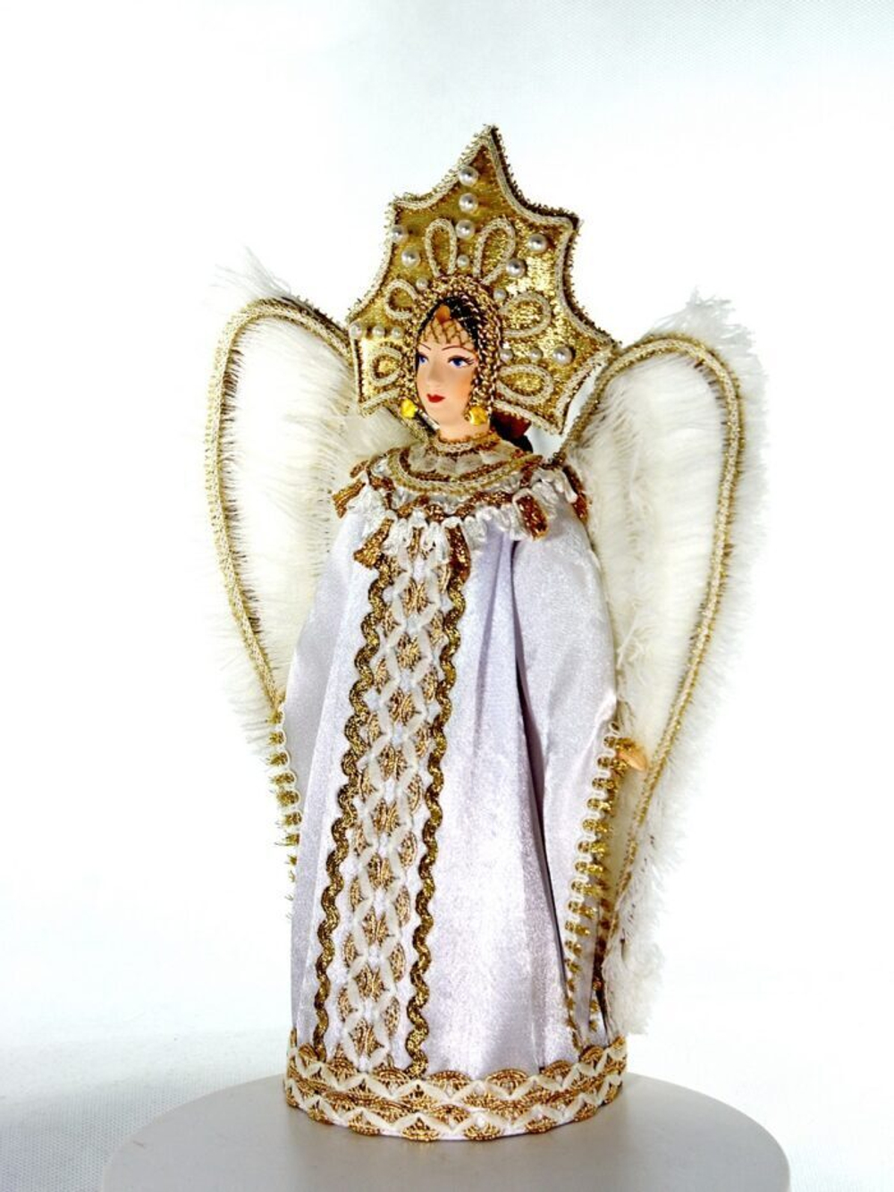 Фарфоровая кукла коллекционная Царевна-Лебедь