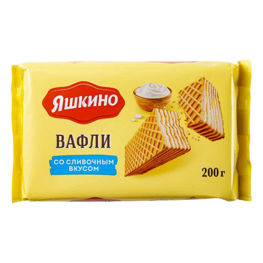 Вафли "Яшкино" со слив. вкусом 200г
