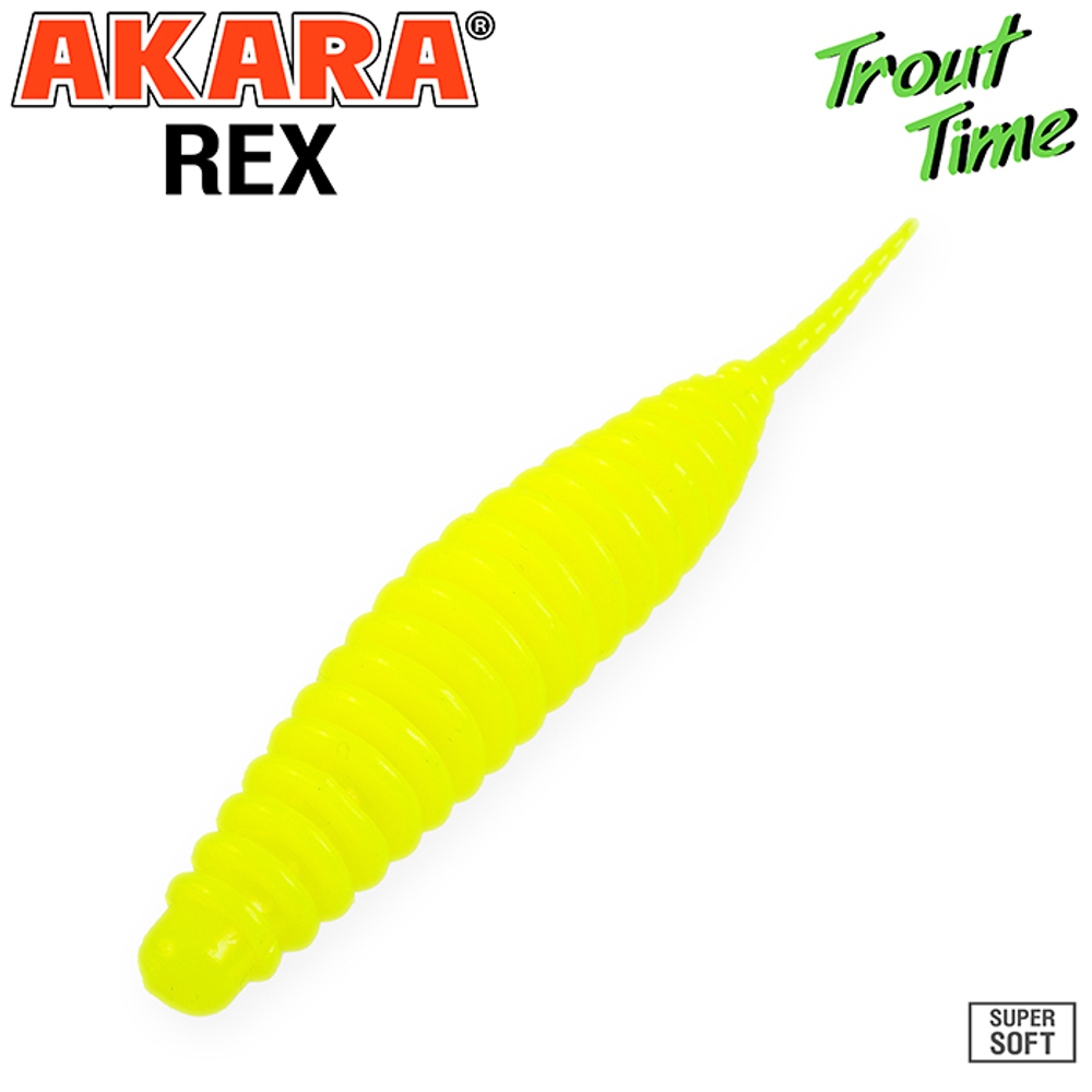 Силиконовая приманка Akara Trout Time REX 2 Cheese 04Y (10 шт.)