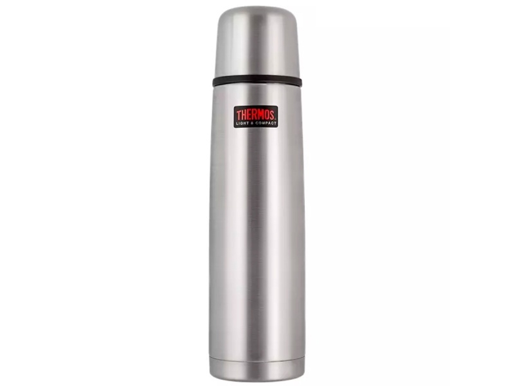 Термос для напитков THERMOS FBB-1000 B SBK 1L, нержавеющая сталь, клапан, крышка-чашка, стальной