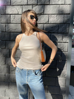 Майка в рубчик